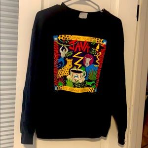 Cute vintage black sweatshirt women’s L